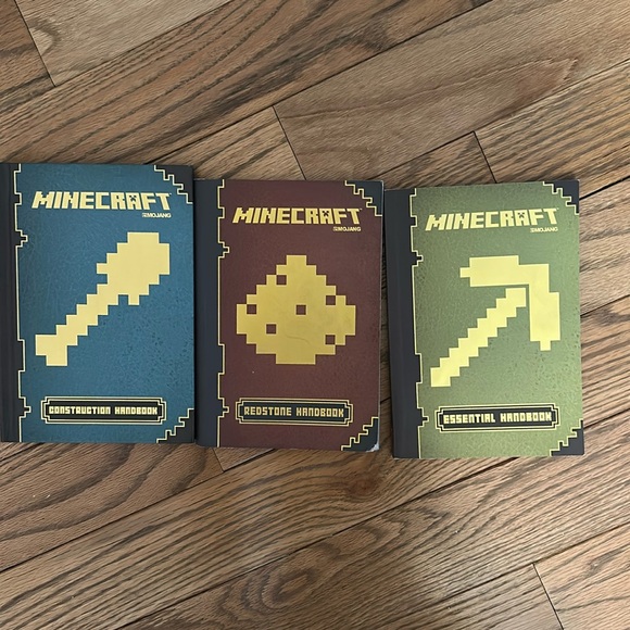 Scholastic Other - Scholastic MINECRAFT (3 books)  Handbooks: Construction, Redstone, Essential